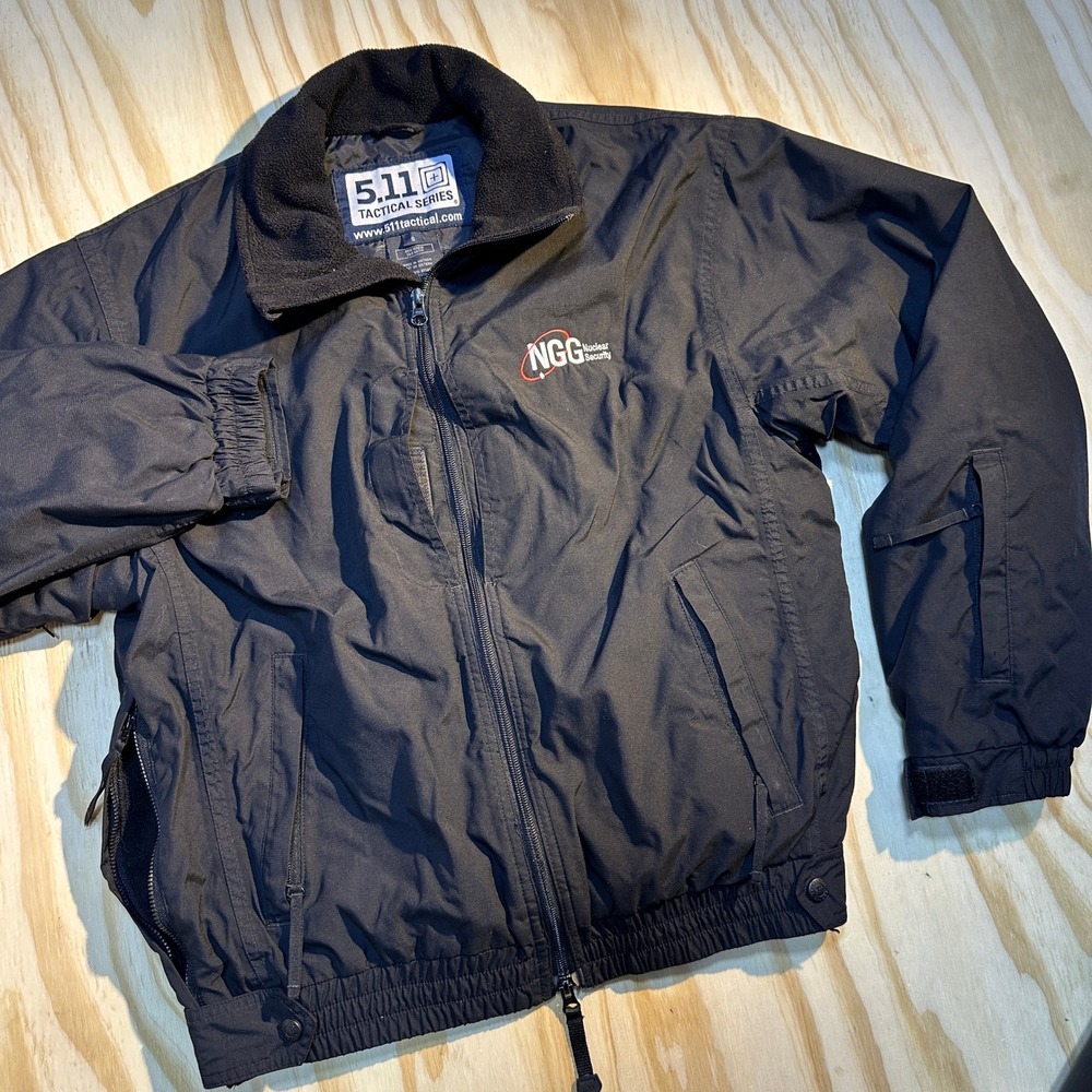 5.11 Tactical Men's NGG Nuclear Security Response Bomber Jacket Black Size S